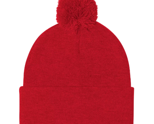 Pom Pom Knit Beanie